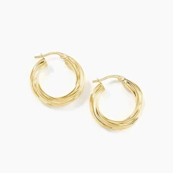 Histoire d'Or Créoles Yori Or Jaune Discount