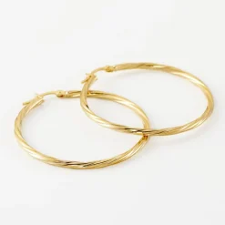 Histoire d'Or Créoles Youri Or Jaune