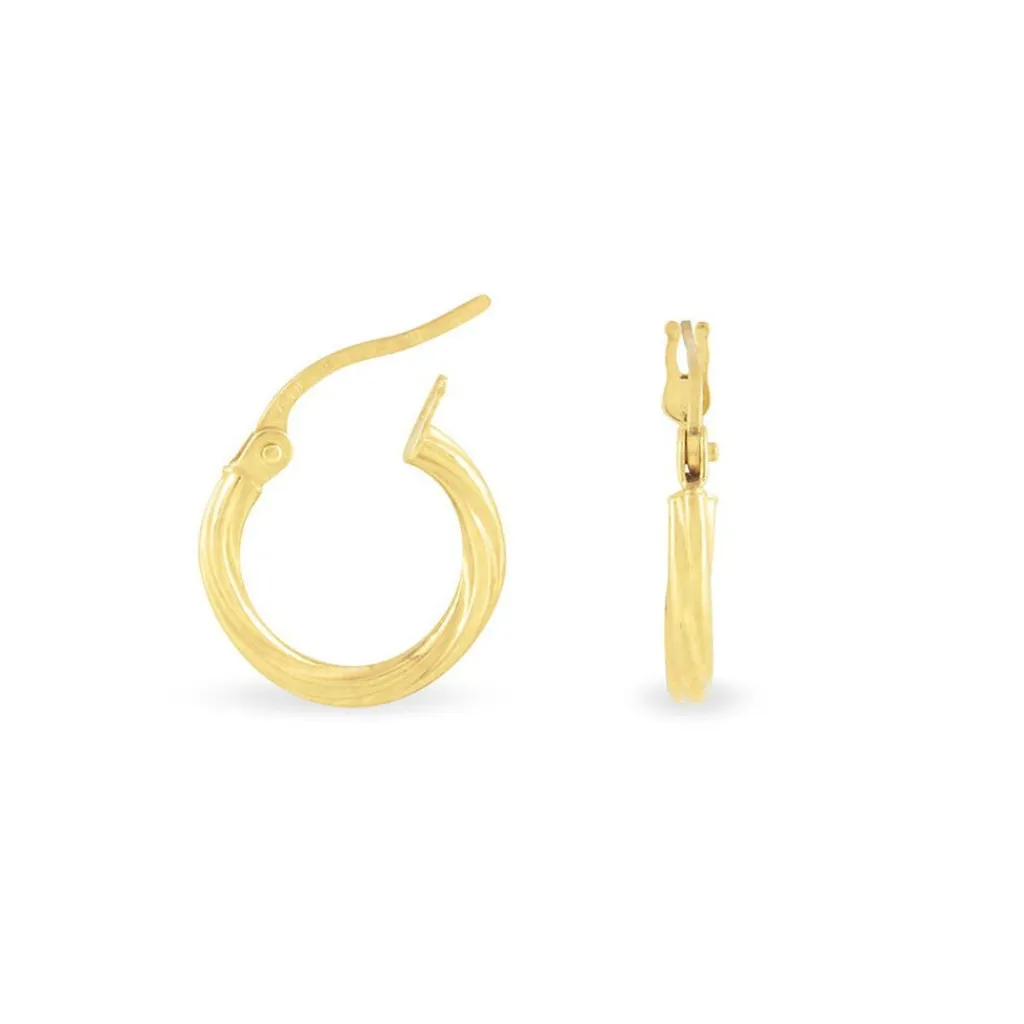 Histoire d'Or Créoles Youri Or Jaune