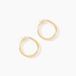 Histoire d'Or Créoles Youri Or Jaune Discount