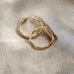 Histoire d'Or Créoles Youri Or Jaune Discount