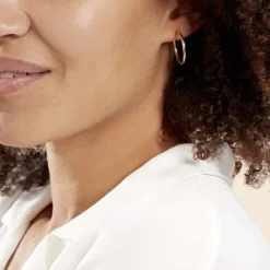 Histoire d'Or Créoles Youri Or Jaune Discount