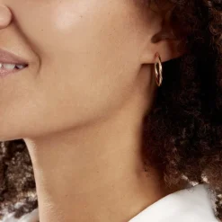 Histoire d'Or Créoles Youri Or Jaune Discount