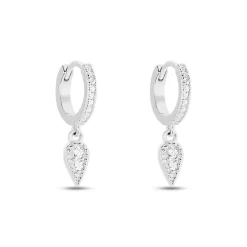 Histoire d'Or Créoles Ysee Argent Blanc Oxyde De Zirconium Online