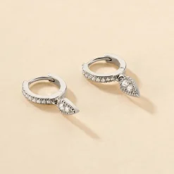 Histoire d'Or Créoles Ysee Argent Blanc Oxyde De Zirconium Online