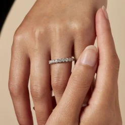 Histoire d'Or Demi Alliance Eloise Platine Blanc Diamant Discount