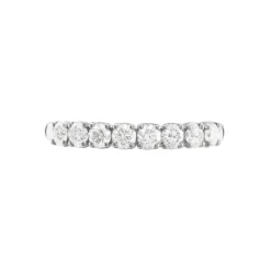 Histoire d'Or Demi Alliance Eloise Platine Blanc Diamant New