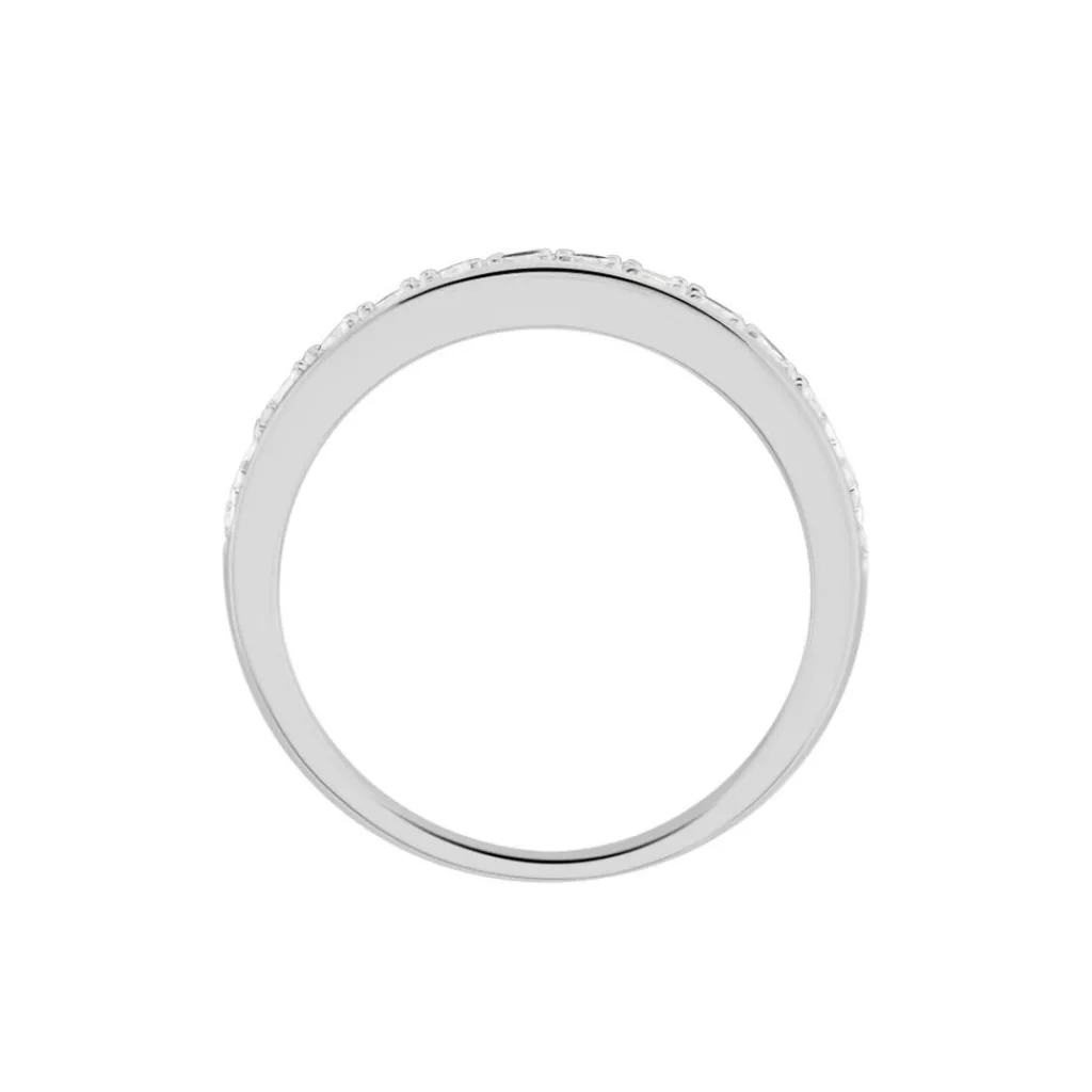 Histoire d'Or Demi Alliance Heket Argent Blanc Oxyde De Zirconium Best
