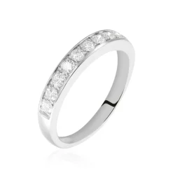 Histoire d'Or Demi Alliance Juliette Platine Blanc Diamant Online