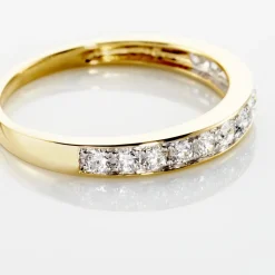 Histoire d'Or Demi-alliance Or  Jaune  Valentine Diamant Synthetique Online