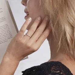 Histoire d'Or Demi-alliance Or  Jaune  Valentine Diamant Synthetique Online