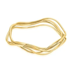 Histoire d'Or Jonc Gold Aura Acier Jaune Hot