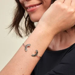 Histoire d'Or Jonc Harper Argent Blanc Hot