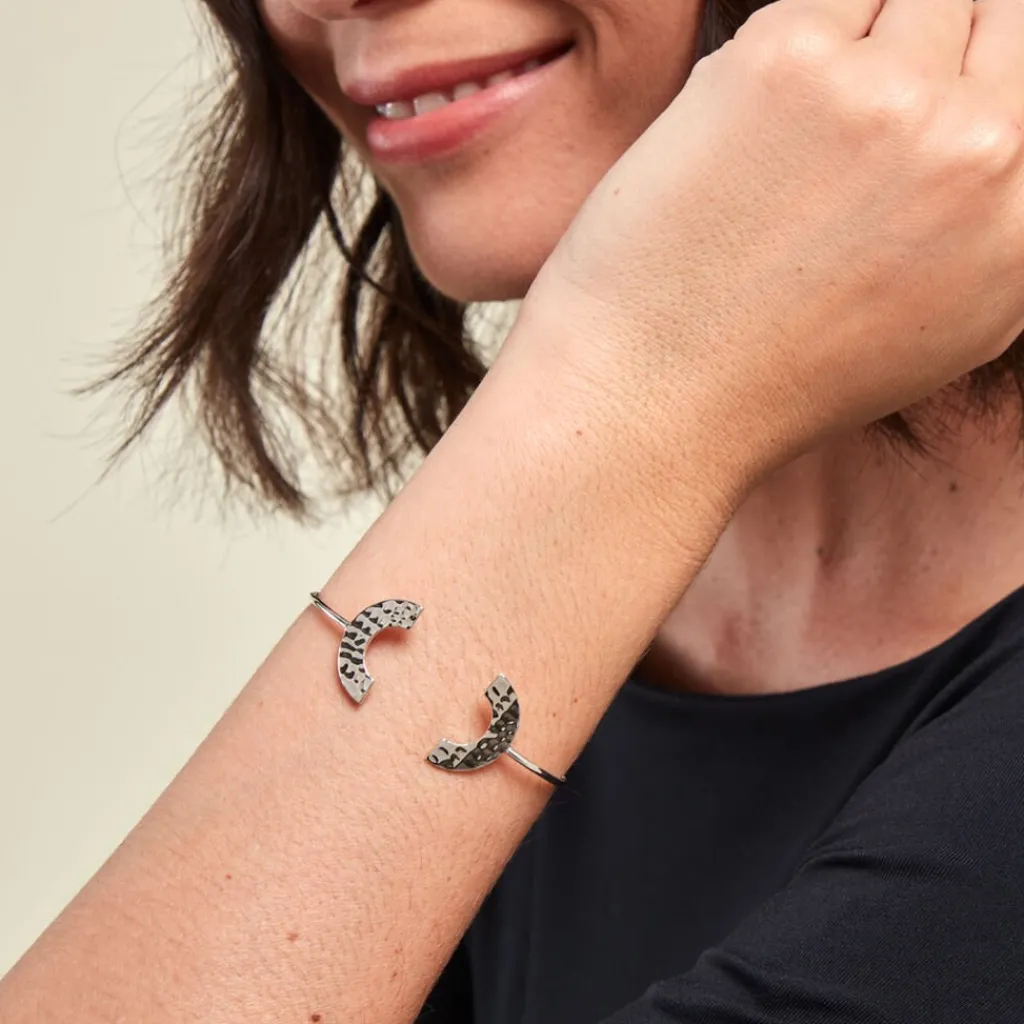 Histoire d'Or Jonc Harper Argent Blanc Hot