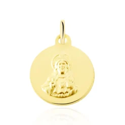 Histoire d'Or Médaille Or Jaune Jesus Sale