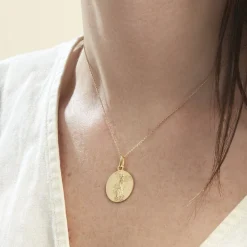 Histoire d'Or Medaille Or Jaune Saint Michel Sale