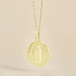 Histoire d'Or Medaille Or Jaune Vierge New