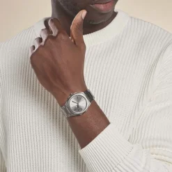 ARCTIK Montre Cargo Gris cadran gris fond gris bracelet acier gris Discount