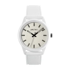 ARCTIK Montre Impact Blanc cadran blanc fond blanc bracelet silicone blanc Sale