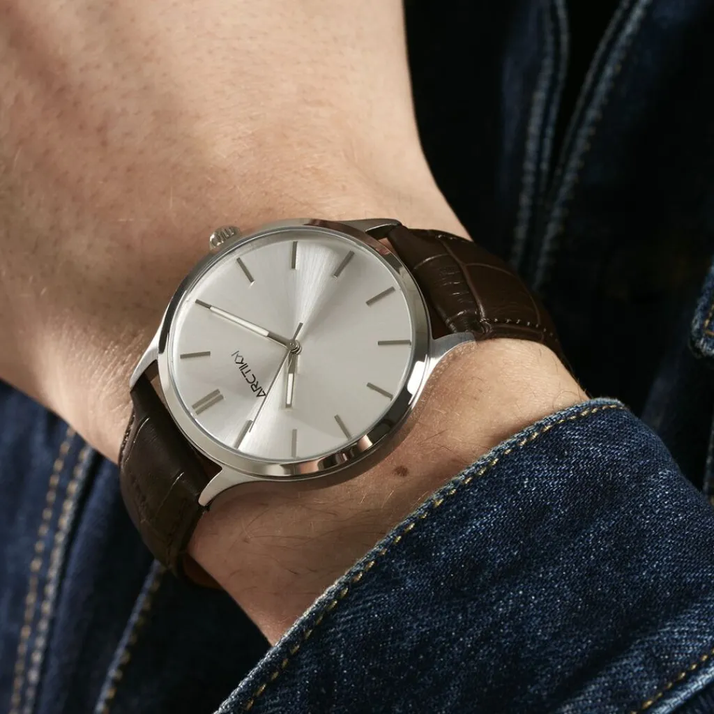 ARCTIK Montre Micro Argenté Sale