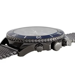 ARCTIK Montre Oxcal Bleu cadran gris fond bleu bracelet acier gris Discount