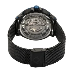 ARCTIK Montre Solstice Bleu cadran noir fond bleu bracelet acier noir Sale