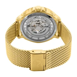 ARCTIK Montre Solstice Doré cadran doré fond doré bracelet acier doré New