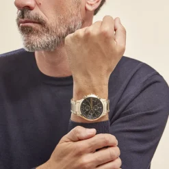 ARMANI EXCHANGE Montre Doré Ax2137 New