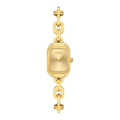 HUGO BOSS Montre Boss Hailey Doré cadran doré fond doré bracelet acier doré