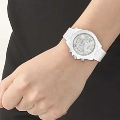 HUGO BOSS Montre Boss Novia Blanc cadran blanc fond blanc bracelet céramique blanc Clearance