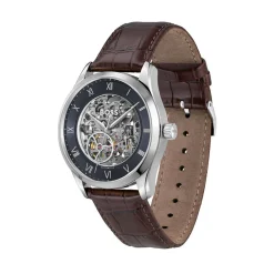 HUGO BOSS Montre Boss Principle Skeleton Bleu Discount