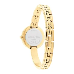 CALVIN KLEIN Montre Bangled Doré cadran doré fond doré bracelet acier doré Clearance