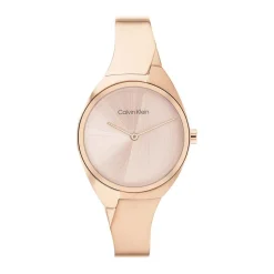 CALVIN KLEIN Montre Charming Bicolore Doré / Rose Discount