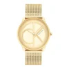 CALVIN KLEIN Montre Iconic Mesh Champagne Discount