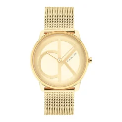 CALVIN KLEIN Montre Iconic Mesh Champagne Discount