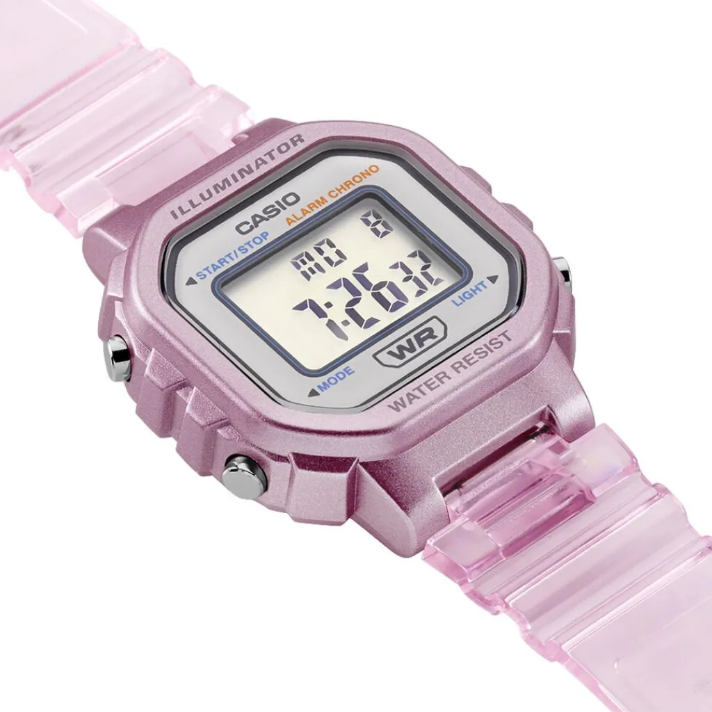 CASIO COLLECTION Montre Bicolore cadran rose fond bicolore bracelet résine rose Online