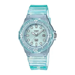 CASIO COLLECTION Montre Bleu Sky cadran bleu sky fond bleu sky bracelet résine bleu sky Discount