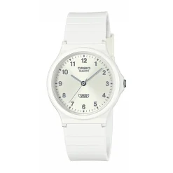 CASIO COLLECTION Montre Casio Timeless Collection Blanc cadran blanc fond blanc bracelet résine blanc Sale
