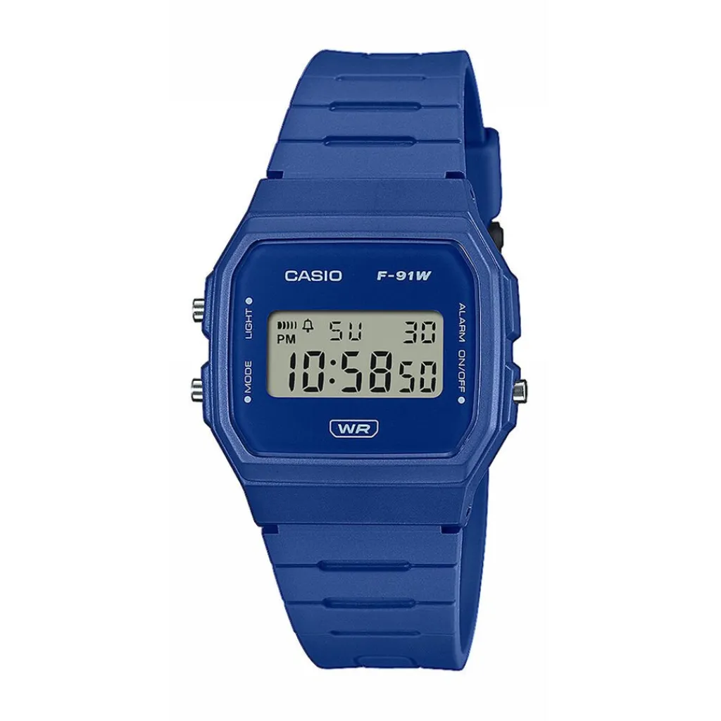 CASIO COLLECTION Montre Casio Vintage Collection cadran bleu bracelet résine bleu Best