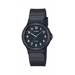 CASIO COLLECTION Montre Casio Timeless Collection Noir cadran noir fond noir bracelet résine noir Best
