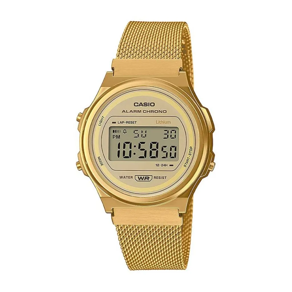 CASIO COLLECTION Montre Champagne Outlet