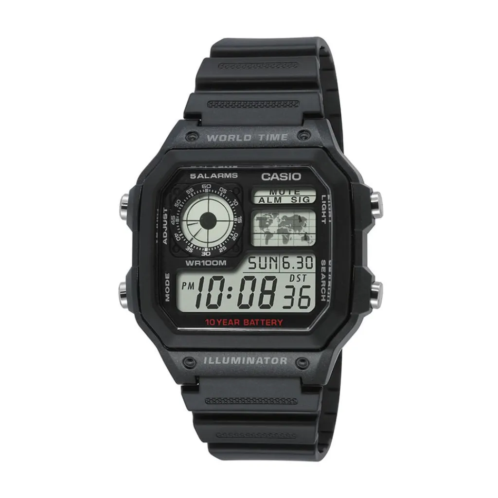 CASIO COLLECTION Montre Noire Discount