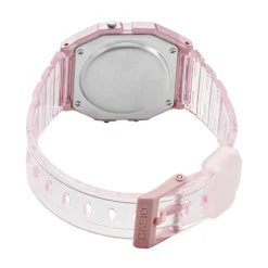 CASIO COLLECTION Montre Vintage Edgy Rose cadran rose bracelet résine rose Hot