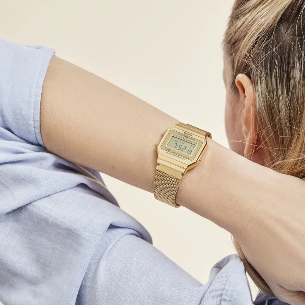 CASIO COLLECTION Montre Vintage 2 Tons Discount