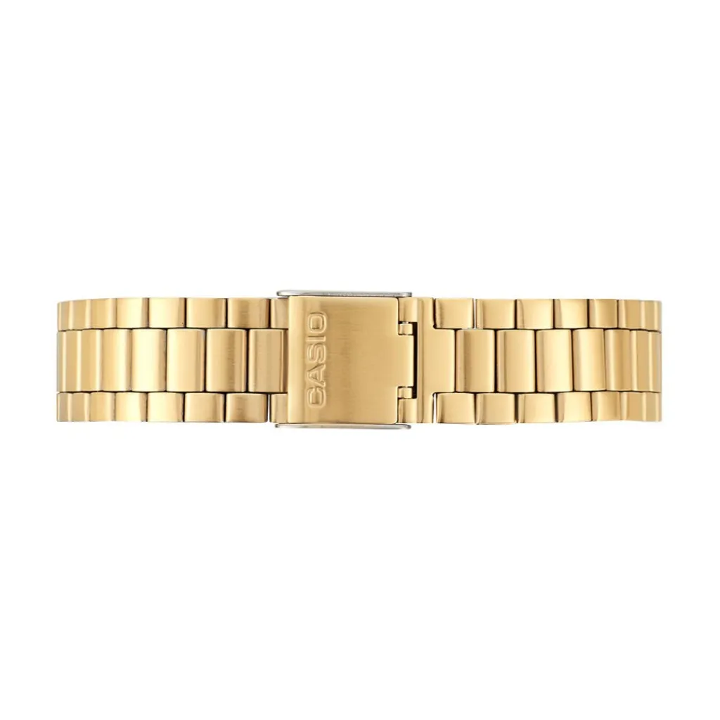 CASIO COLLECTION Montre Vintage Champagne cadran doré fond champagne bracelet acier doré Best