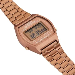 CASIO COLLECTION Montre Vintage Rose cadran doré rose bracelet acier doré rose Discount
