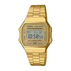 CASIO COLLECTION Montre Vintage 2 Tons cadran doré fond champagne bracelet acier doré Clearance