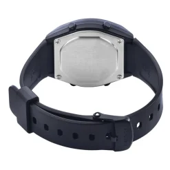 CASIO COLLECTION Montre Vintage Noir cadran noir bracelet résine noire Sale