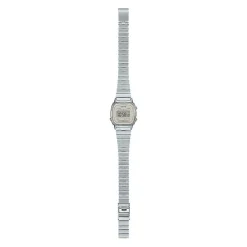 CASIO COLLECTION Montre Vintage cadran argenté bracelet acier argenté New