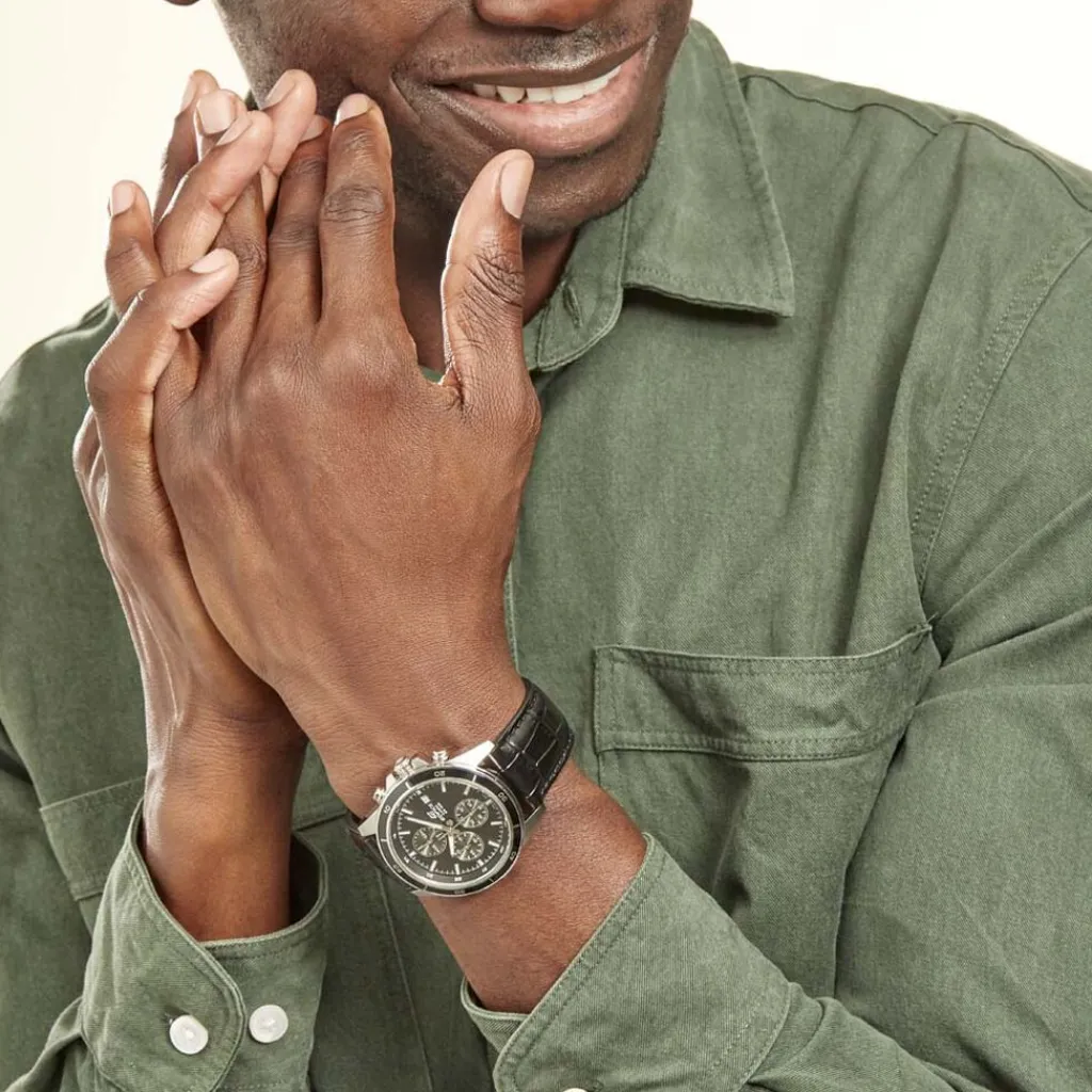 CASIO EDIFICE Montre Noir Clearance